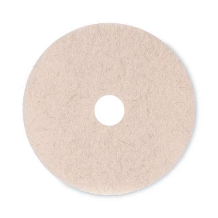 PREMIERE PADS FloorPads, ExtraHighSpeed, 20", Natural, PK5 PAD 4020 NHE